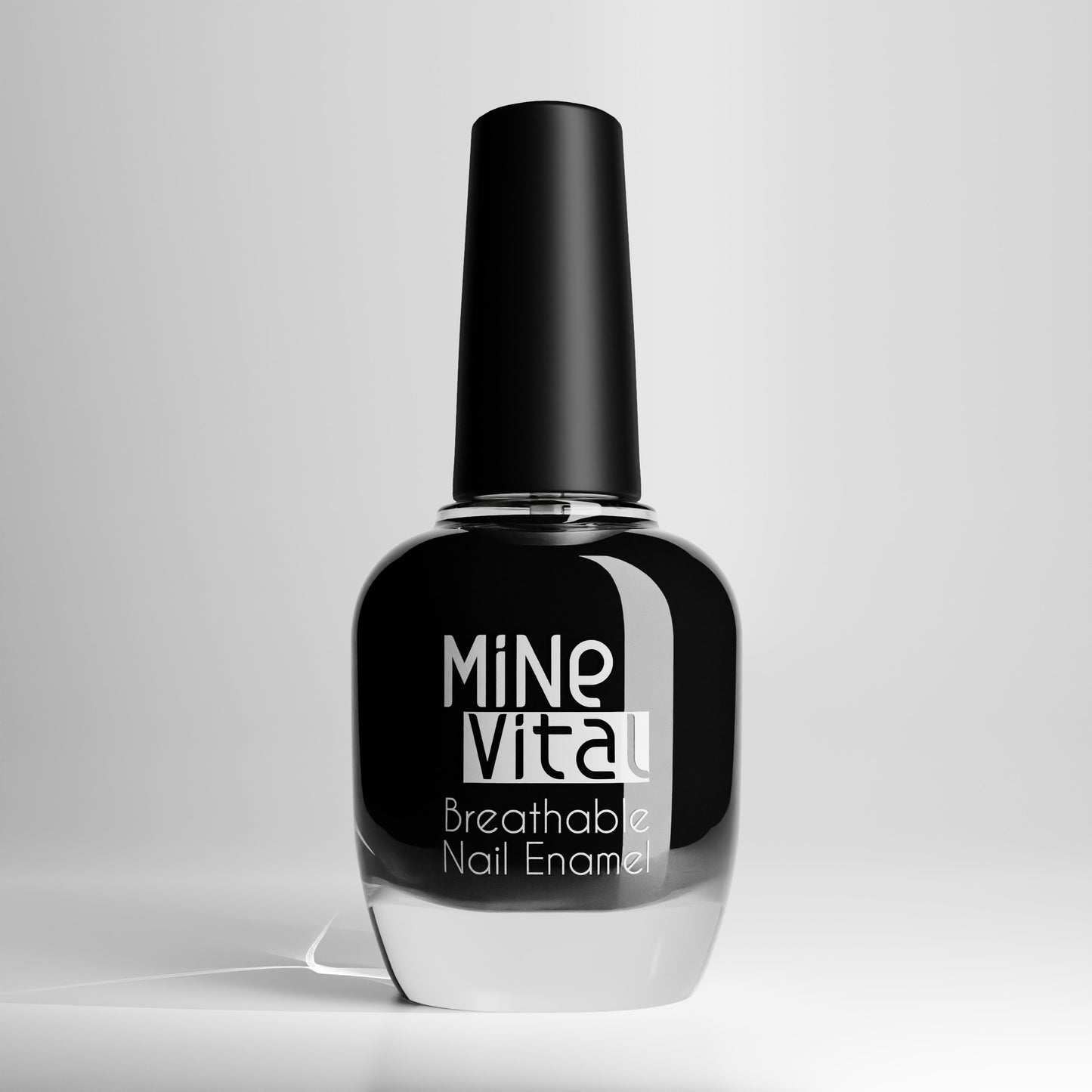 MineVital Breathable Nail Polish - Coal