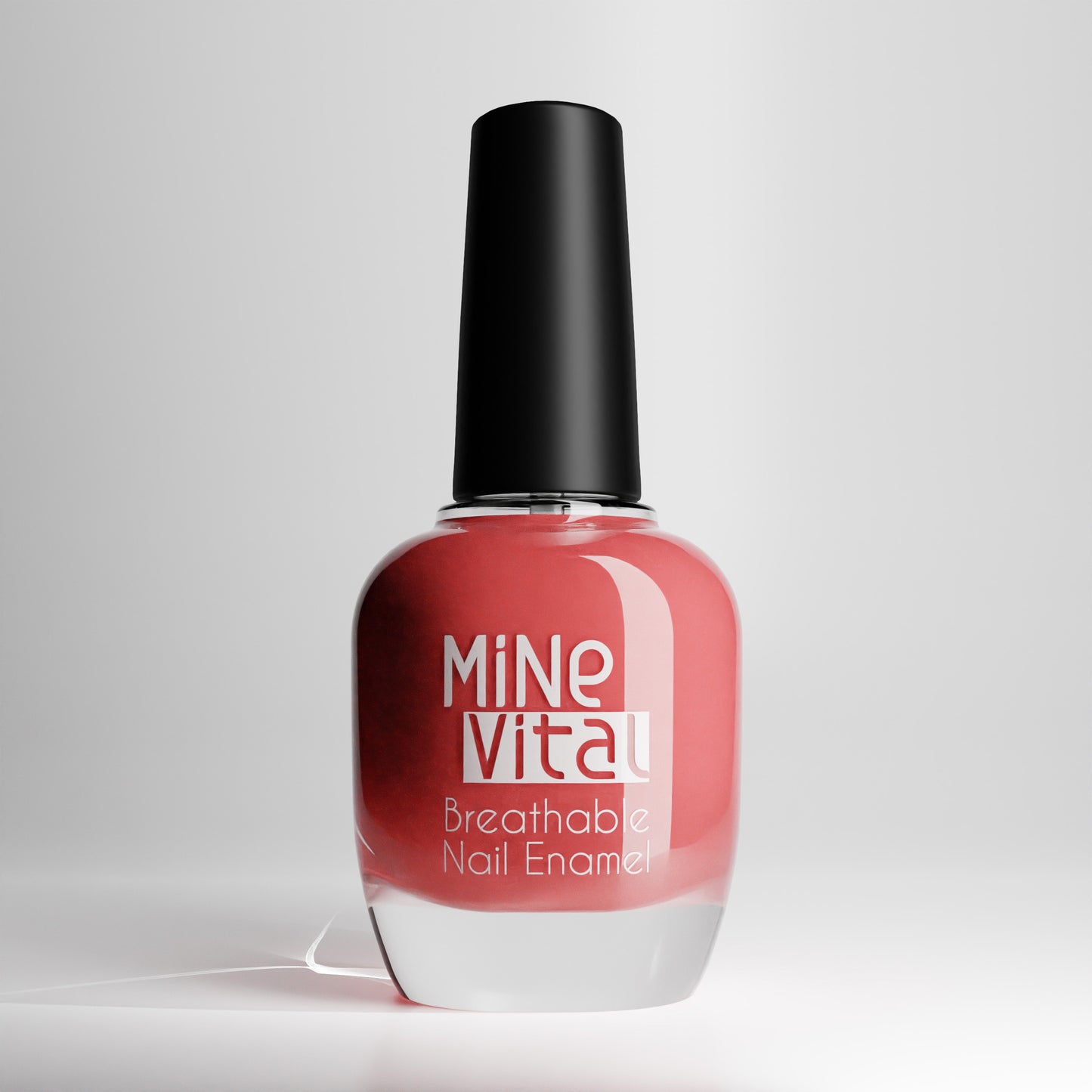 MineVital Breathable Nail Polish - Coral Heart