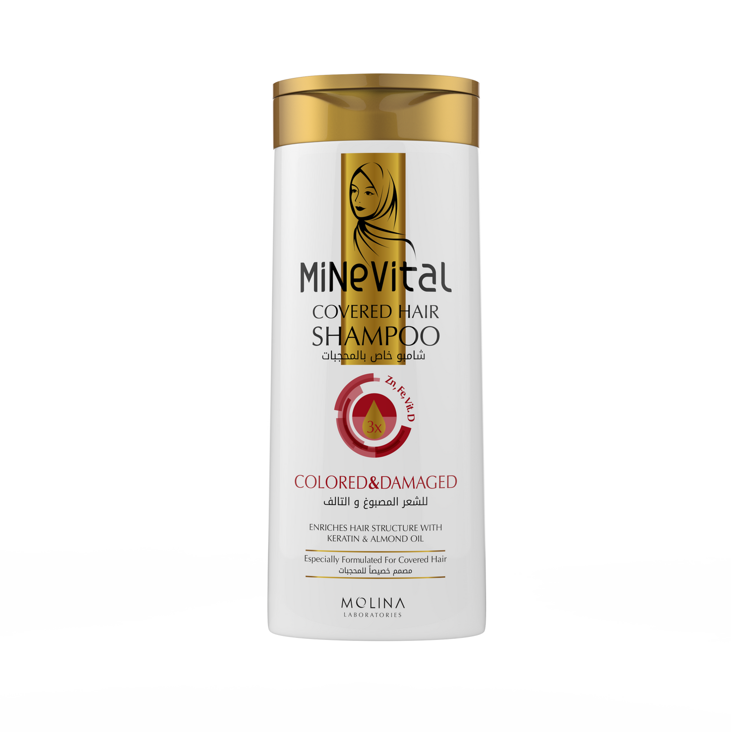 MineVital Covered Hair Shampoo - Colored & Damaged