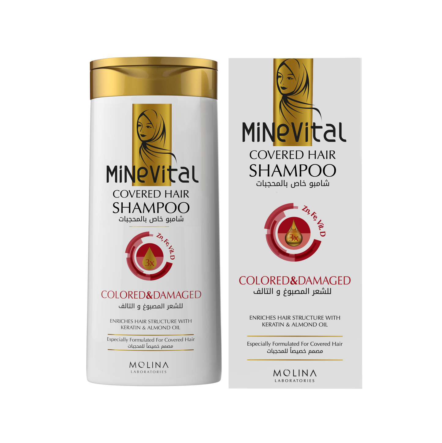 MineVital Covered Hair Shampoo - Colored & Damaged