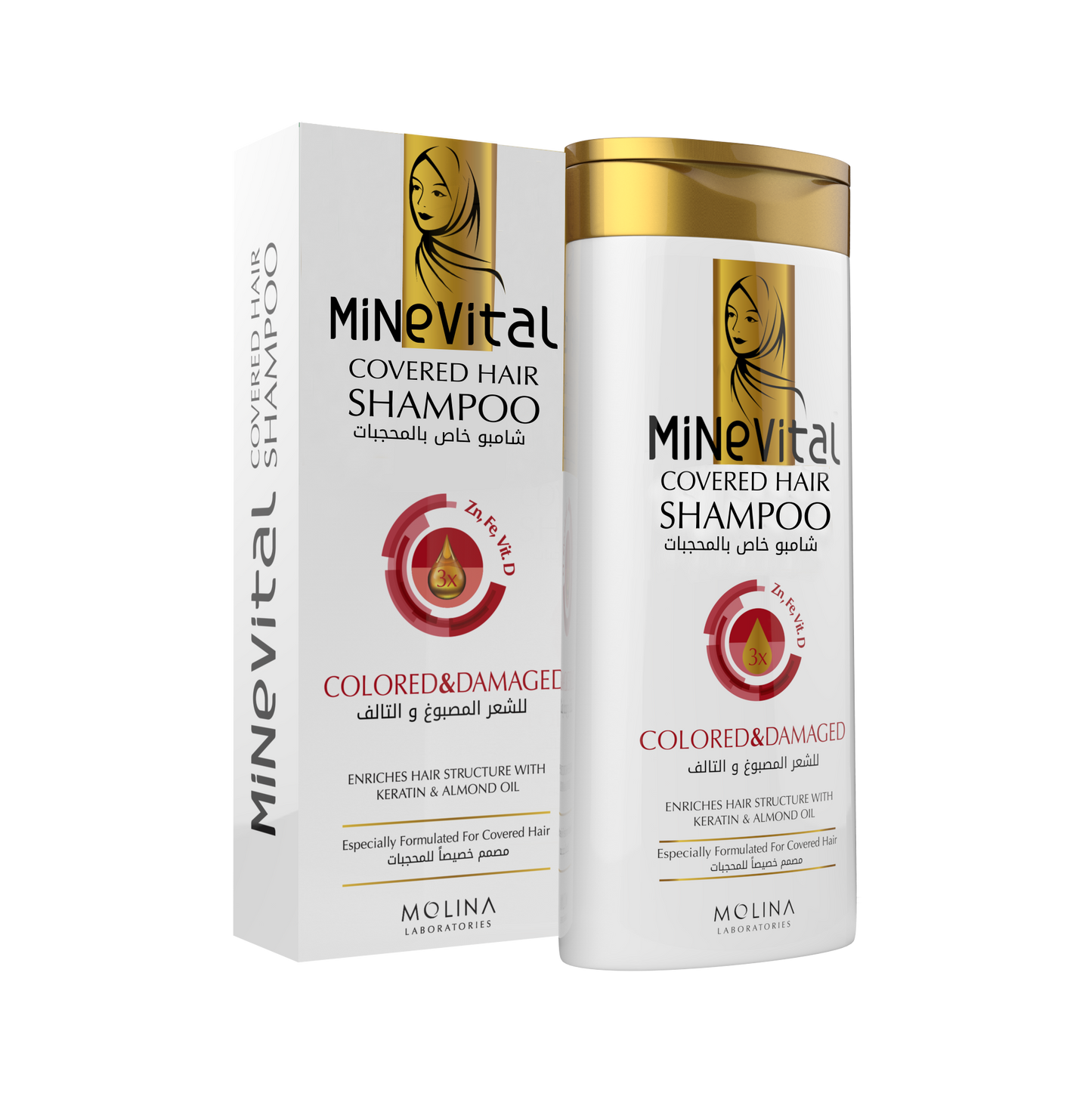 MineVital Covered Hair Shampoo - Colored & Damaged