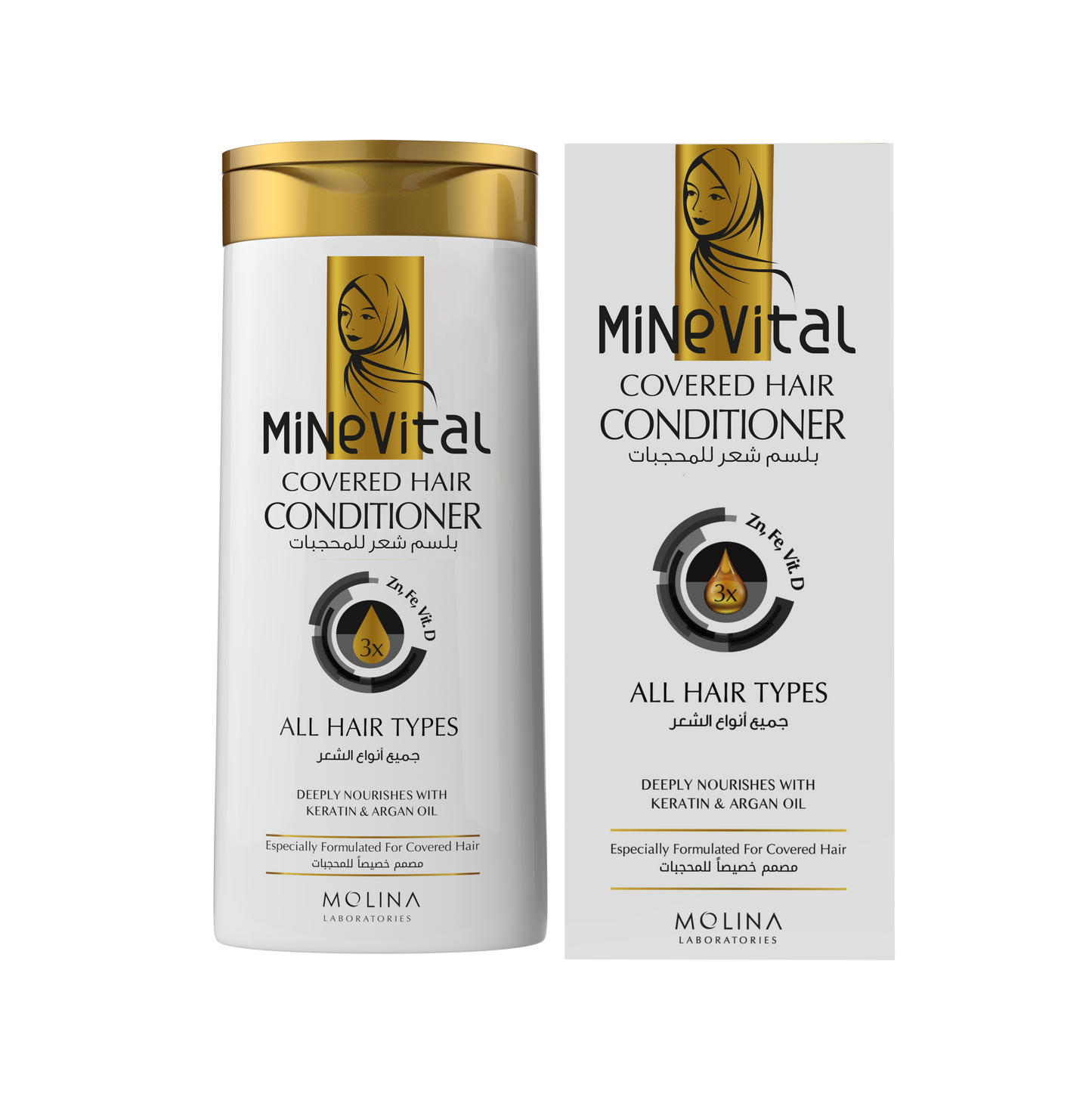 MineVital Covered Hair Conditioner - All Hair Types