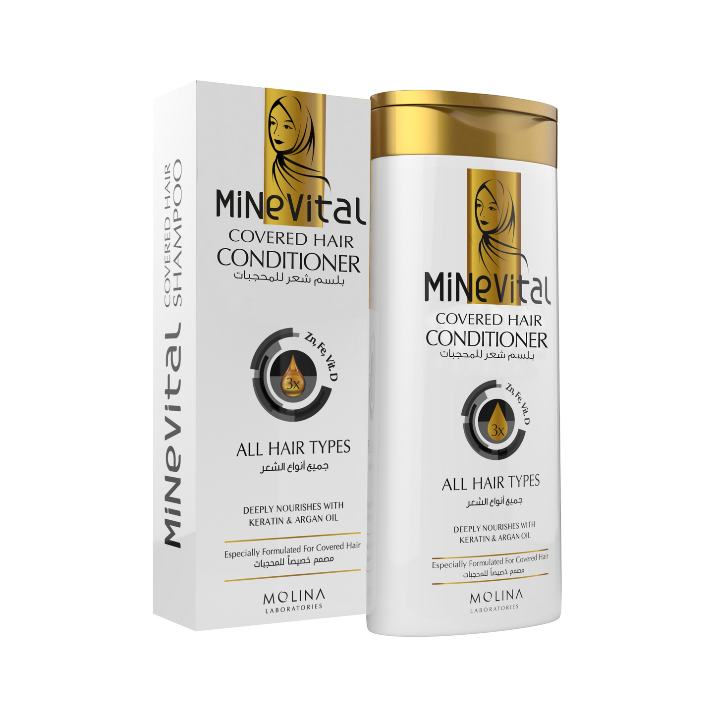 MineVital Covered Hair Conditioner - All Hair Types