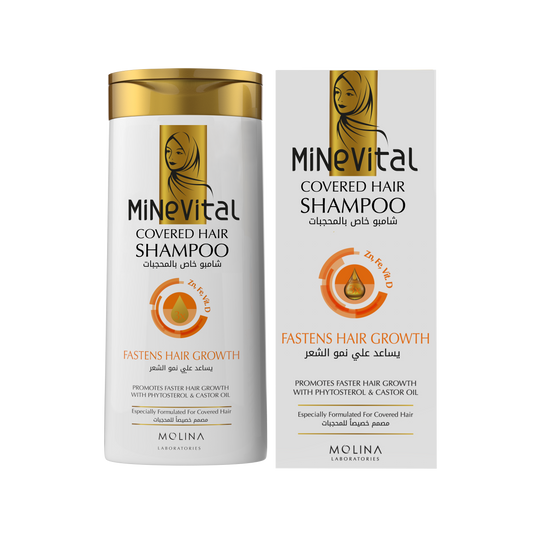 MineVital Covered Hair Shampoo - Fastens Hair Growth
