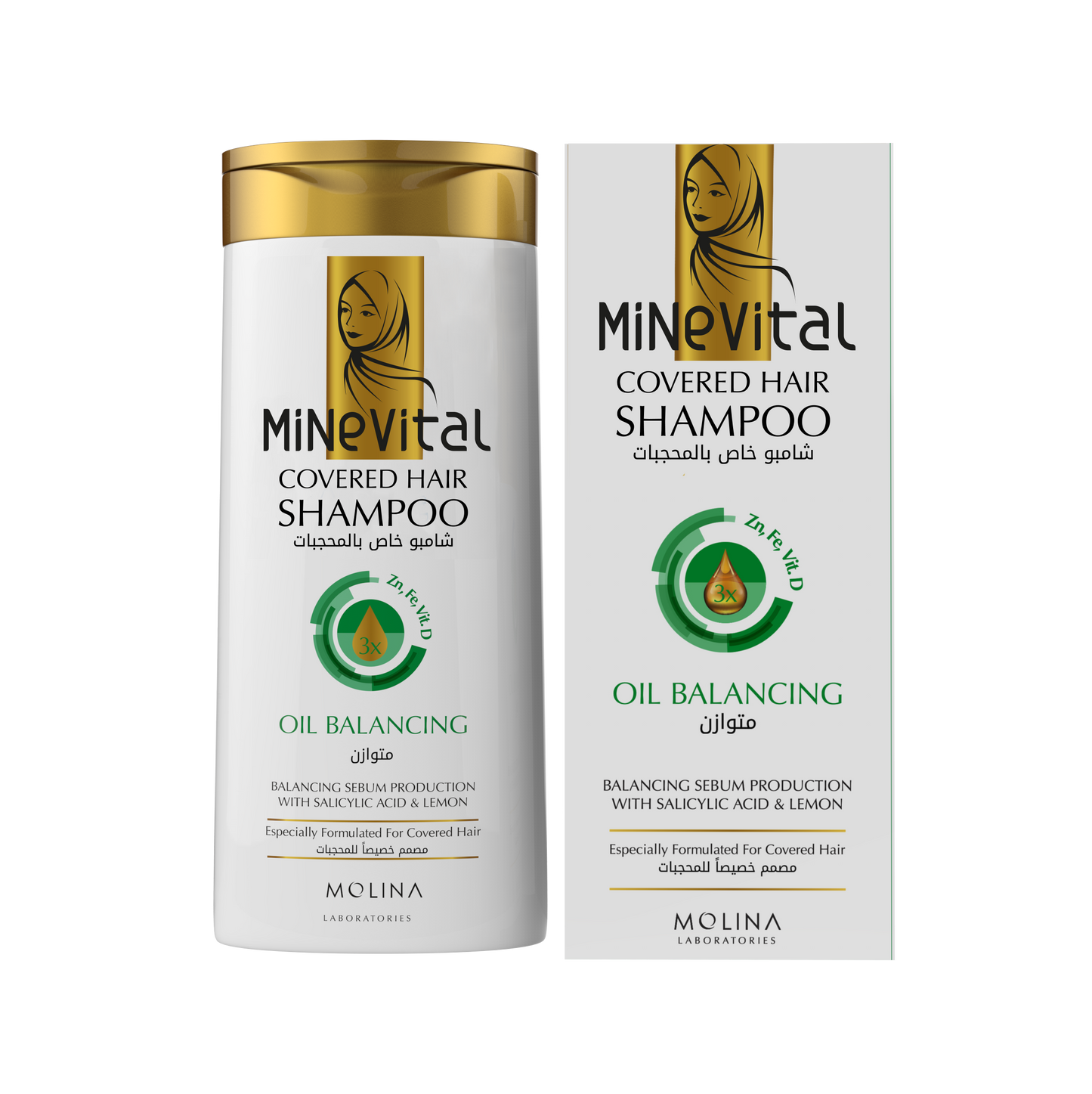 MineVital Covered Hair Shampoo - Oil Balancing