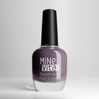 MineVital Breathable Nail Polish - Mauve Dust