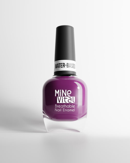 MineVital Breathable & Water Based Nail Polish - Royal Purple - C77