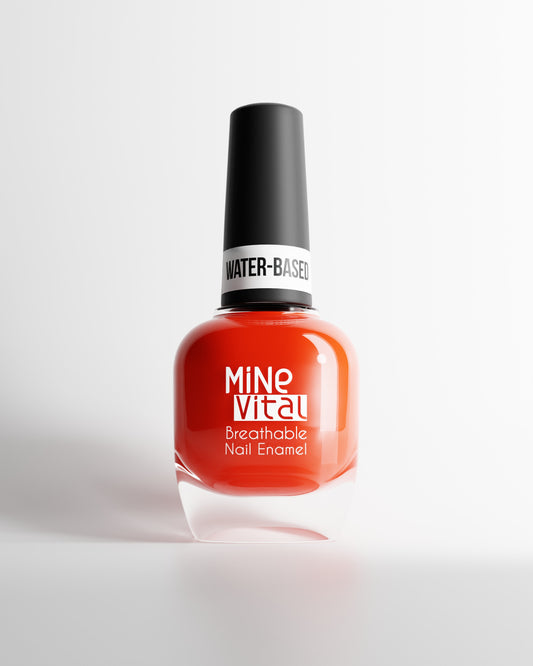 MineVital Breathable & Water Based Nail Polish - Oranje - C23